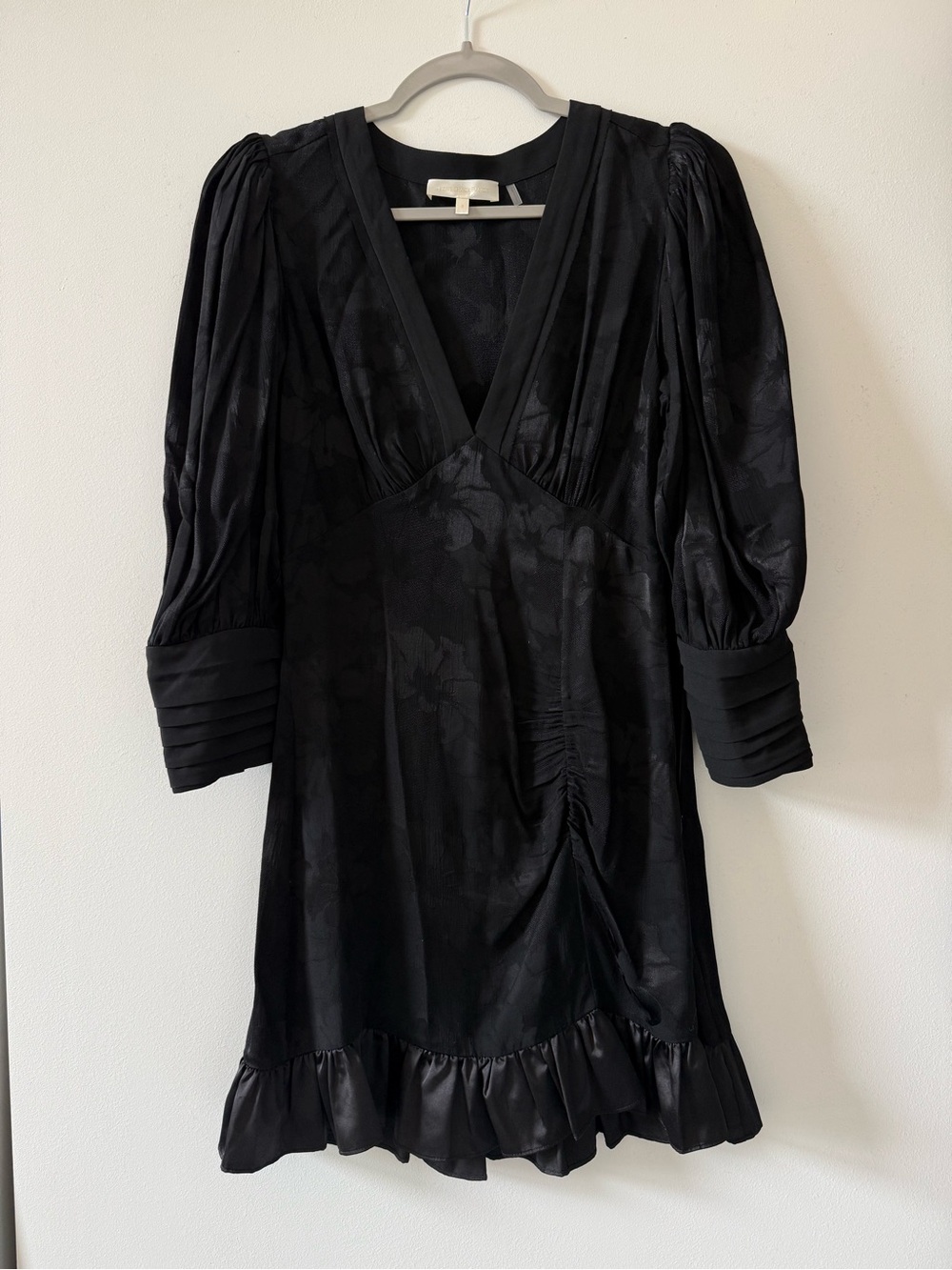 LoveShackFancy Revaline Dress in Black